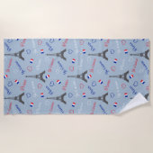 Paris Strandtuch (Vorderseite)