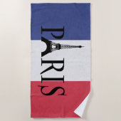 Paris Strandtuch (Vorderseite)