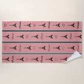 Paris Strandtuch (Vorderseite)