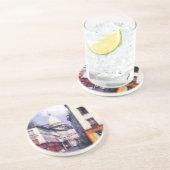 Paris-Straße Getränkeuntersetzer (Seite)