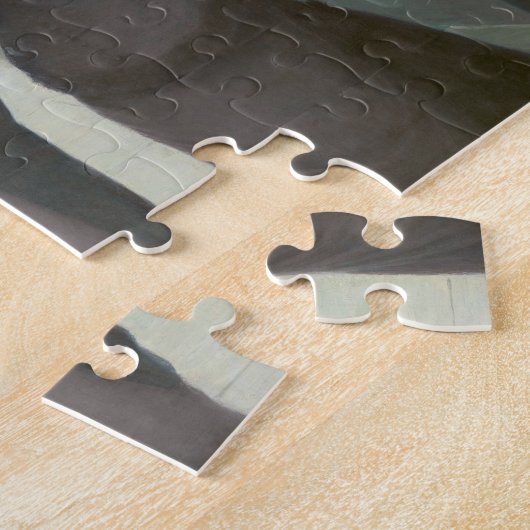 Paris-Straßen-regnerischer Tag Puzzle (Seite)