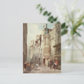 Paris-Straßenszene Postkarte (Stehend Vorderseite)