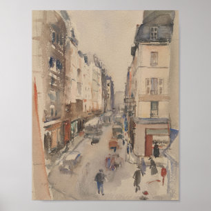 Paris Street (1937) Andrus Johan Poster