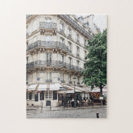 Paris Street Corner Foto Jigsaw Puzzle