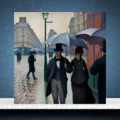 Paris Street in Rainy Weather - Gustave Caillebot Fliese