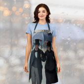 Paris Street in Rainy Weather - Gustave Caillebot Schürze