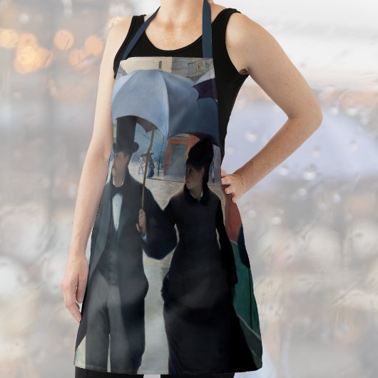 Paris Street in Rainy Weather - Gustave Caillebot Schürze