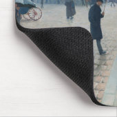 "Paris Street; Rainy Day" Beeindruckende Szene Mousepad (Ecke)