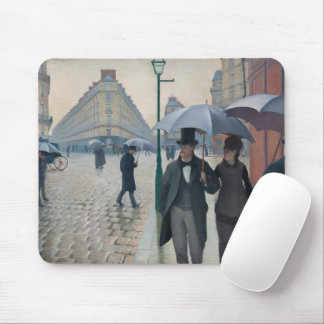 "Paris Street; Rainy Day" Beeindruckende Szene Mousepad
