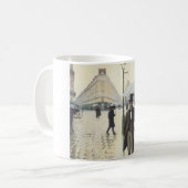Paris Street, Rainy Day by Caillebotte Kaffeetasse (Vorderseite Links)
