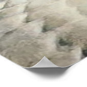 Paris Street, Rainy Day by Caillebotte Poster (Ecke)