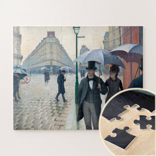 Paris Street; Rainy Day by G. Caillebotte, Art Puzzle