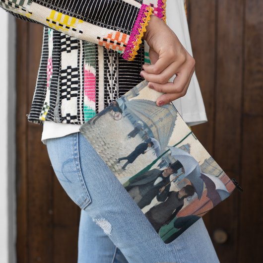 Paris Street; Rainy Day by G. Caillebotte, Art Zubehörtasche