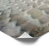 Paris Street; Rainy Day by Gustave Caillebot Poster (Ecke)