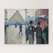 Paris Street; Rainy Day by Gustave Caillebot Puzzl Puzzle (Horizontal)
