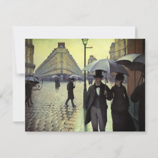 Paris Street Rainy Day by Gustave Caillebotte (Vorderseite)