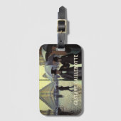 Paris Street Rainy Day by Gustave Caillebotte Gepäckanhänger (Vorderseite Vertikal)