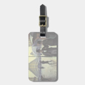 Paris Street Rainy Day by Gustave Caillebotte Gepäckanhänger (Vorderseite vertikal)