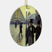 Paris Street Rainy Day by Gustave Caillebotte Keramik Ornament (Rechts)