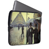 Paris Street Rainy Day by Gustave Caillebotte Laptopschutzhülle (Vorne Rechts)