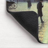 Paris Street Rainy Day by Gustave Caillebotte Mousepad (Ecke)