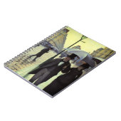 Paris Street Rainy Day by Gustave Caillebotte Notizblock (Linke Seite)