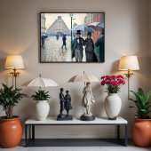 Paris Street; Rainy Day by Gustave Caillebotte Poster