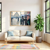 Paris Street; Rainy Day by Gustave Caillebotte Poster