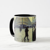 Paris Street Rainy Day by Gustave Caillebotte Tasse (Vorderseite Links)