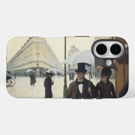 Paris Street Rainy Day Case-Mate iPhone Hülle (Rückseite (Horizontal))