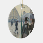 Paris Street Rainy Day Keramikornament (Rechts)