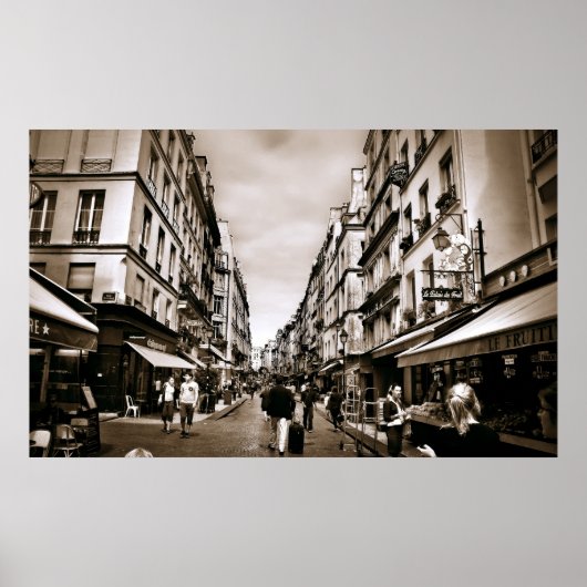 Paris Street Scene (III) Poster (Vorne)