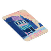 Paris Street Vintag Cartoon Magnet (Rechte Seite)