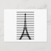 Paris Streifen Postkarte (Vorderseite)