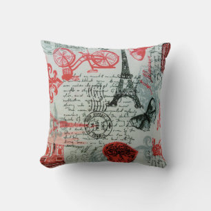 "Paris Style" Drehkissen 16" x 16" Kissen