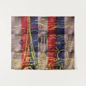 Paris Style Wandteppich (Vorderseite (Horizontal))