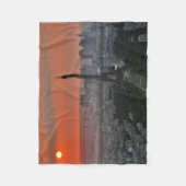 Paris Sunset Fleecedecke (Vorderseite)