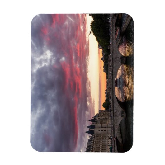 Paris Sunset Magnet (Vertikal)