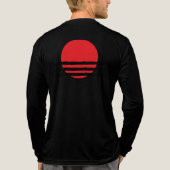 Paris Sunset Silhouette Tri-Blend Shirt (Rückseite)