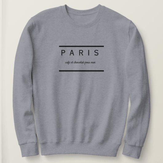 Paris Sweatshirt (Design vorne)