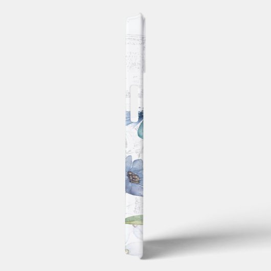 Paris Szene und Blumen Custom Case-Mate iPhone Hülle (Rückseite / Rechts)