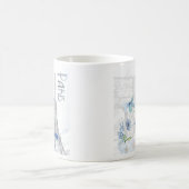 Paris Szene und Blumen Custom Kaffeetasse (Mittel)