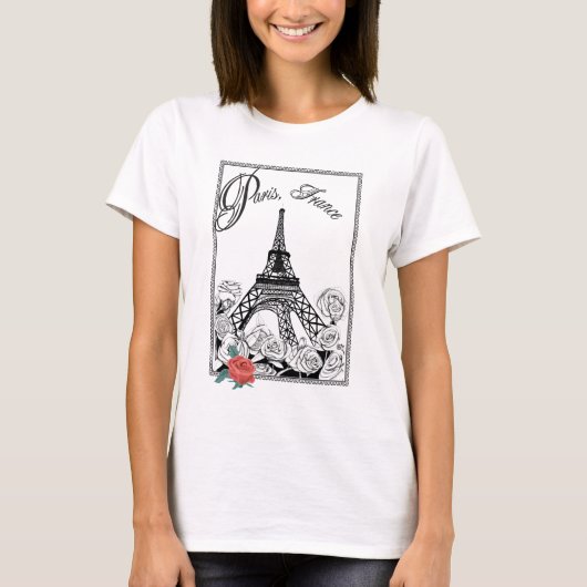 Paris-T-Stück T-Shirt (Vorderseite)