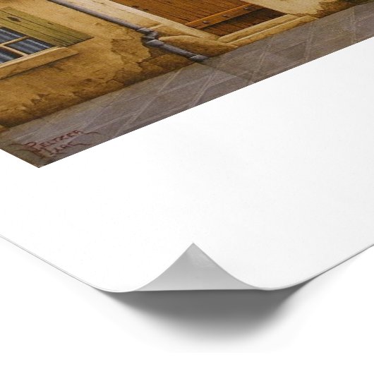 Paris tagsüber poster (Ecke)