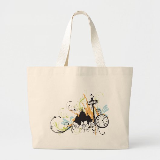 Paris-Tasche Jumbo Stoffbeutel (Vorne)