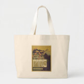 Paris-Tasche Jumbo Stoffbeutel (Vorne)