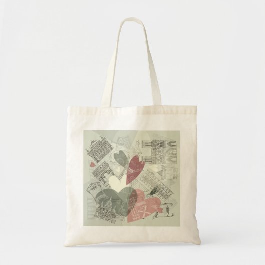 Paris-Tasche Tragetasche (Vorne)