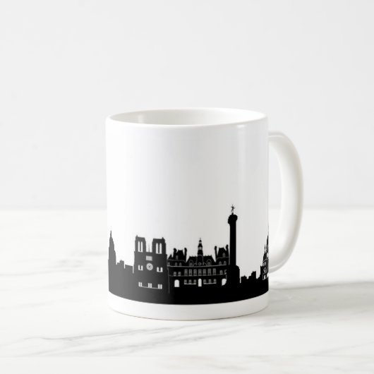 "Paris" Tasse (VorderseiteRechts)
