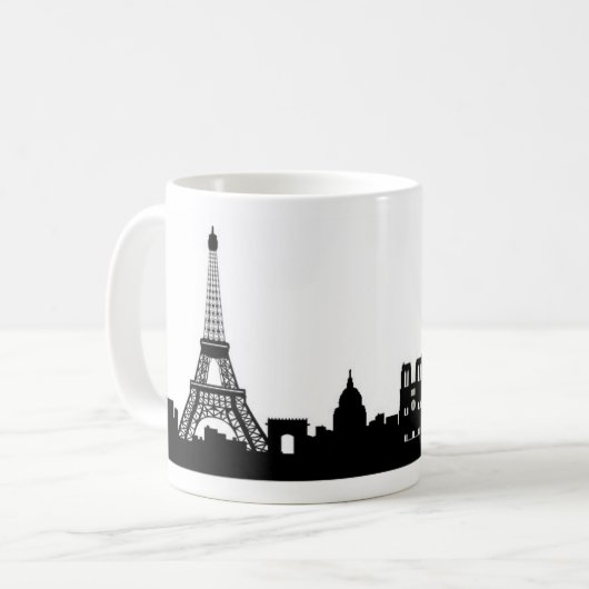 "Paris" Tasse (Vorderseite Links)
