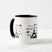 Paris Tasse (Vorderseite Links)